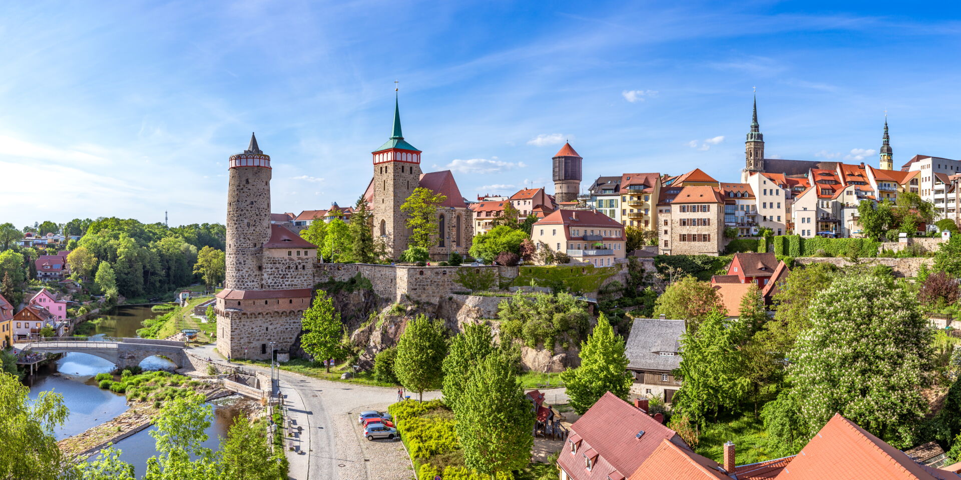 Panoramablick auf die historische Altstadt von Bautzen. Immobilien Anders GmbH – Ihr Immobilienexperte in der Region.