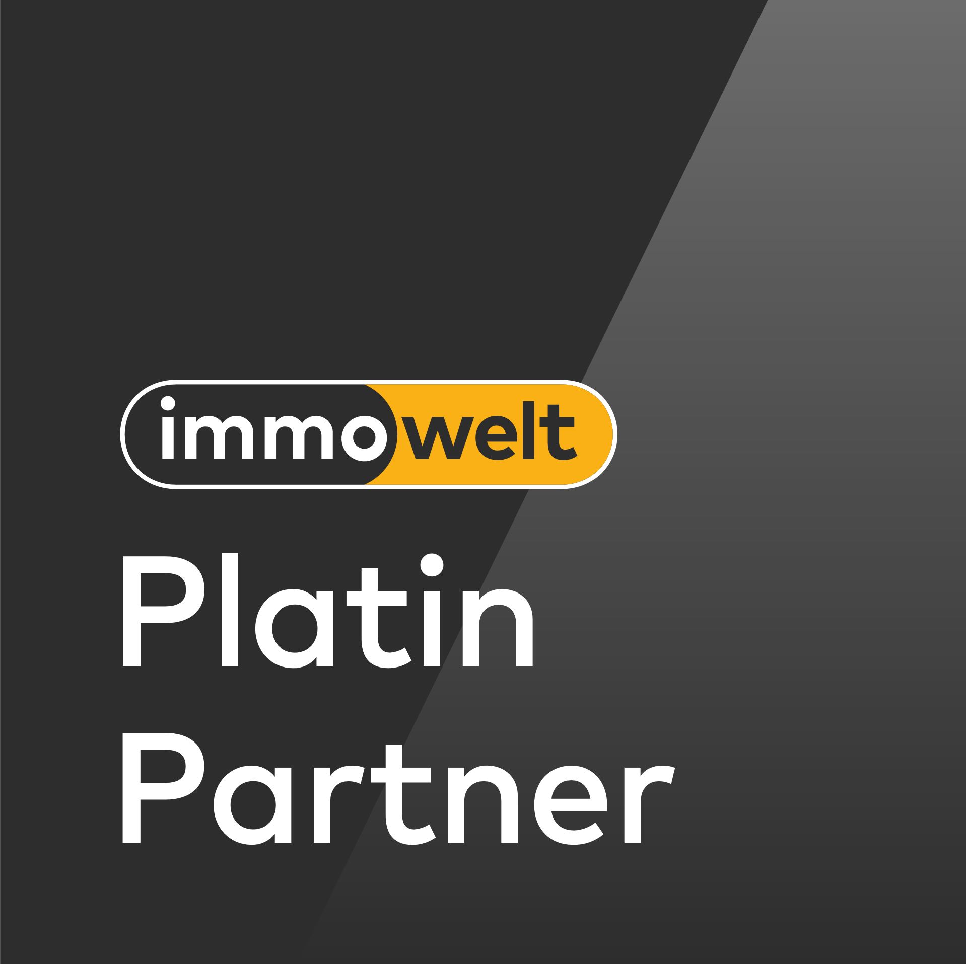 Logo - Immowelt Platin Partner